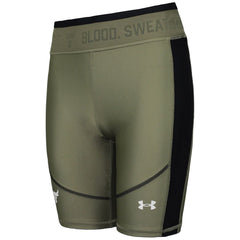 Under Armour Project Rock Womens Green Bike Shorts