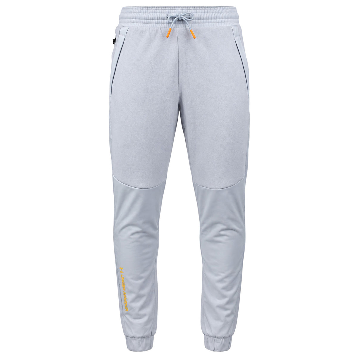 Under Armour Rush Fleece Mens Light Grey Track Pants