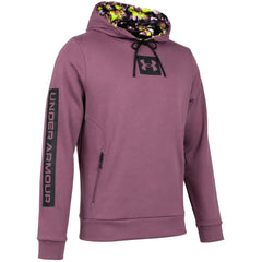 Under Armour Summit Knit Mens Purple Hoodie