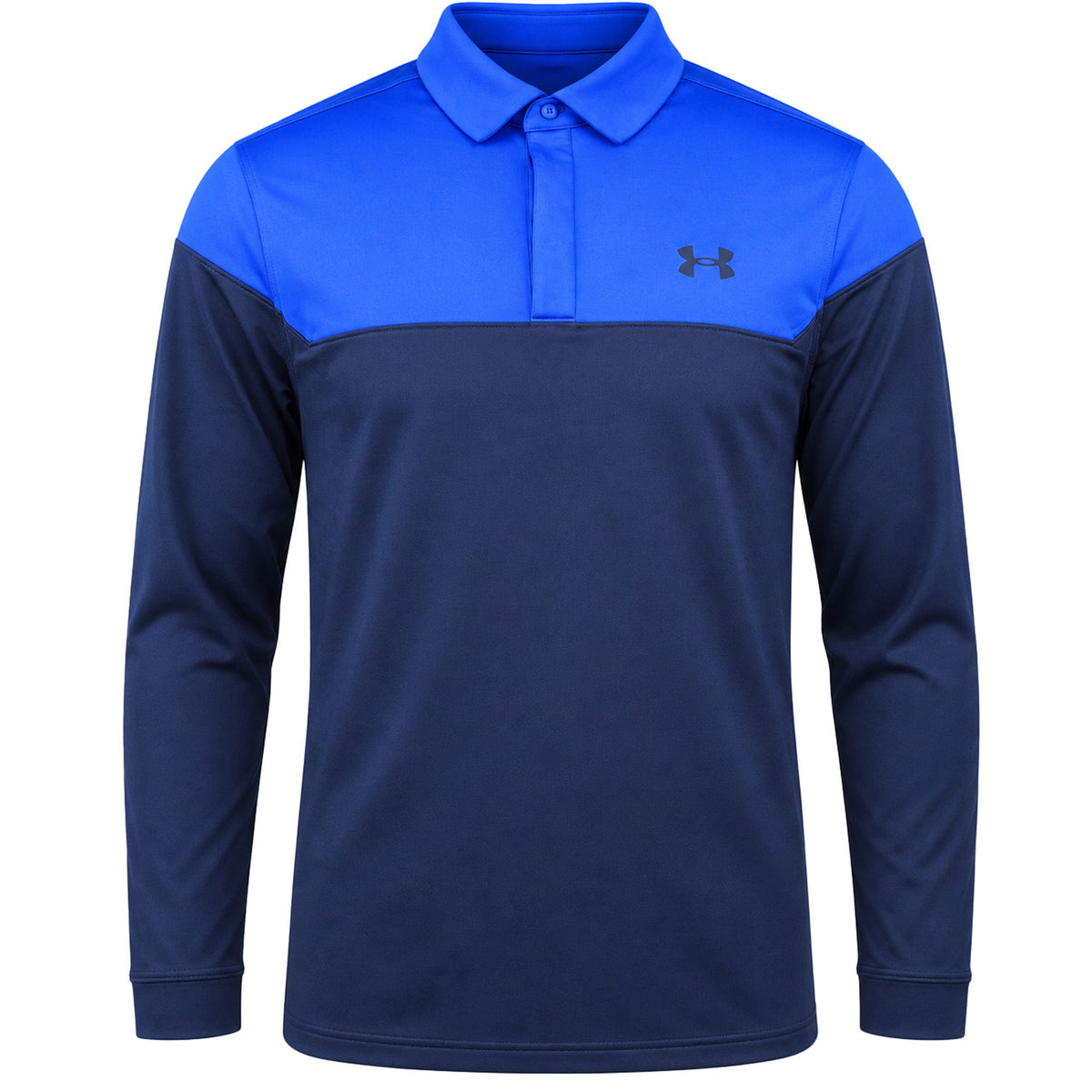 Under Armour Playoff Novelty Mens Blue Golf Polo Shirt