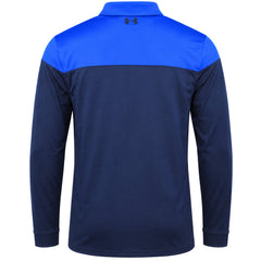 Under Armour Playoff Novelty Mens Blue Golf Polo Shirt