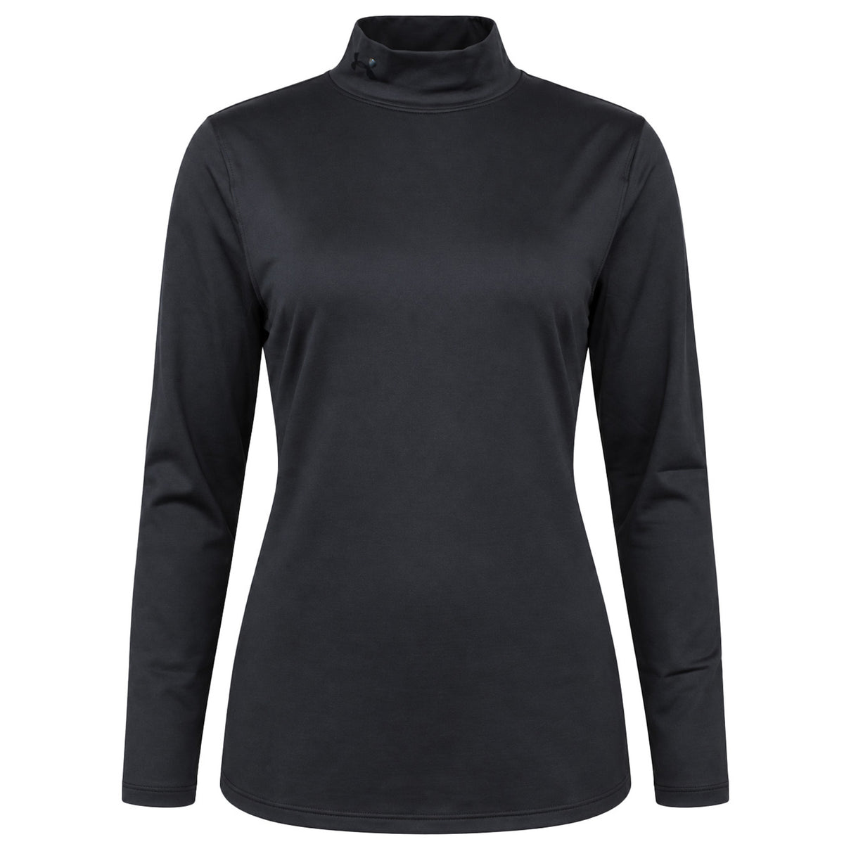 Under Armour ColdGear Infrared Storm Mock Womens Black Top