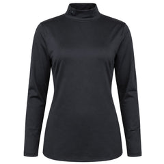 Under Armour ColdGear Infrared Storm Mock Womens Black Top