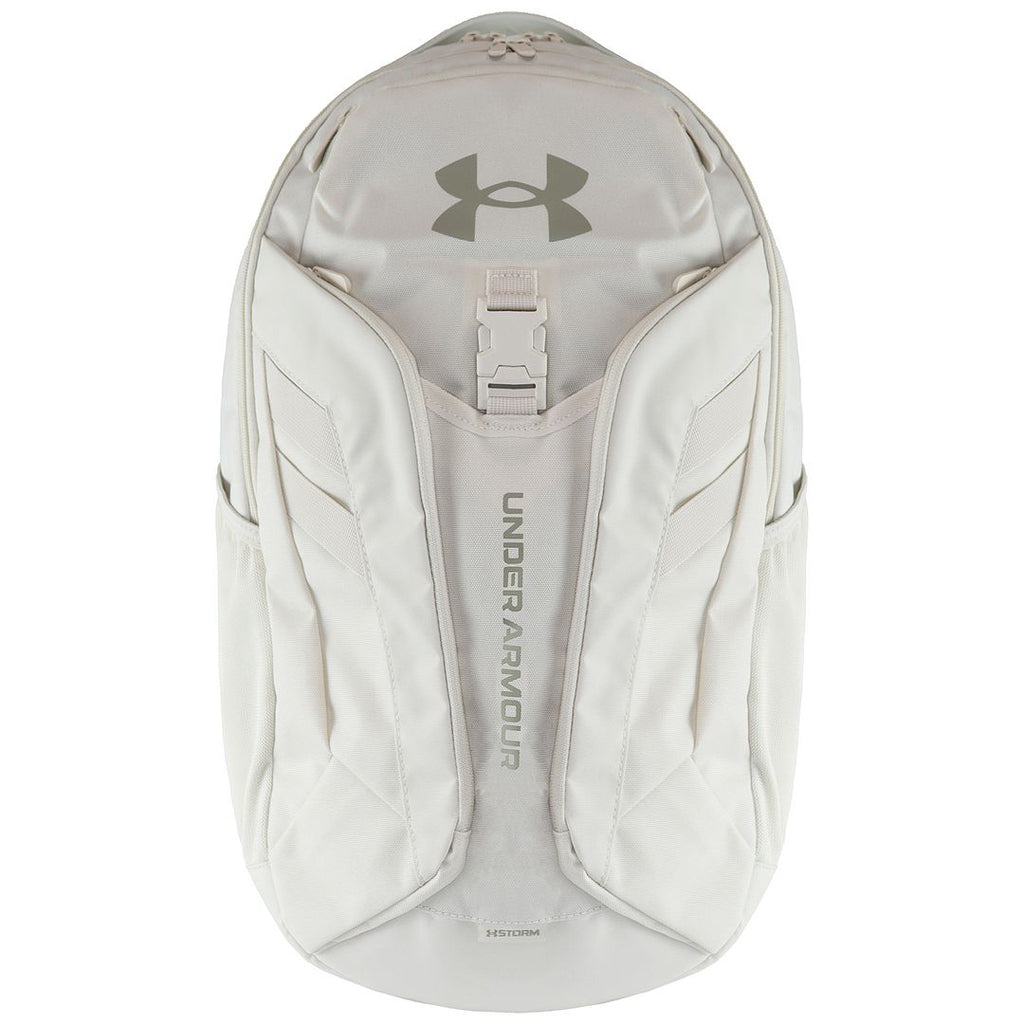 Under Armour Hustle Pro Mens Beige Backpack