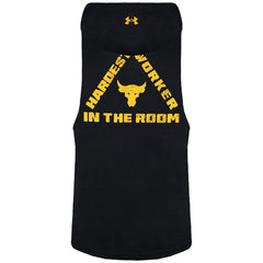 Under Armour Project Rock Mens Black Sleeveless Hoodie