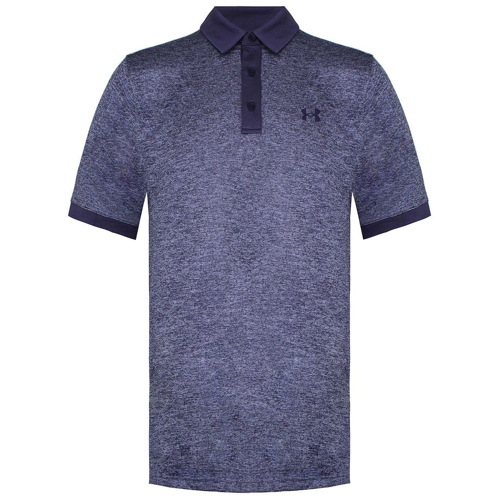 Under Armour Playoff 2.0 Heather Mens Purple Golf Polo Shirt