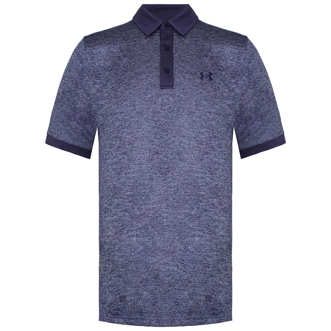 Under Armour Playoff 2.0 Heather Mens Purple Golf Polo Shirt