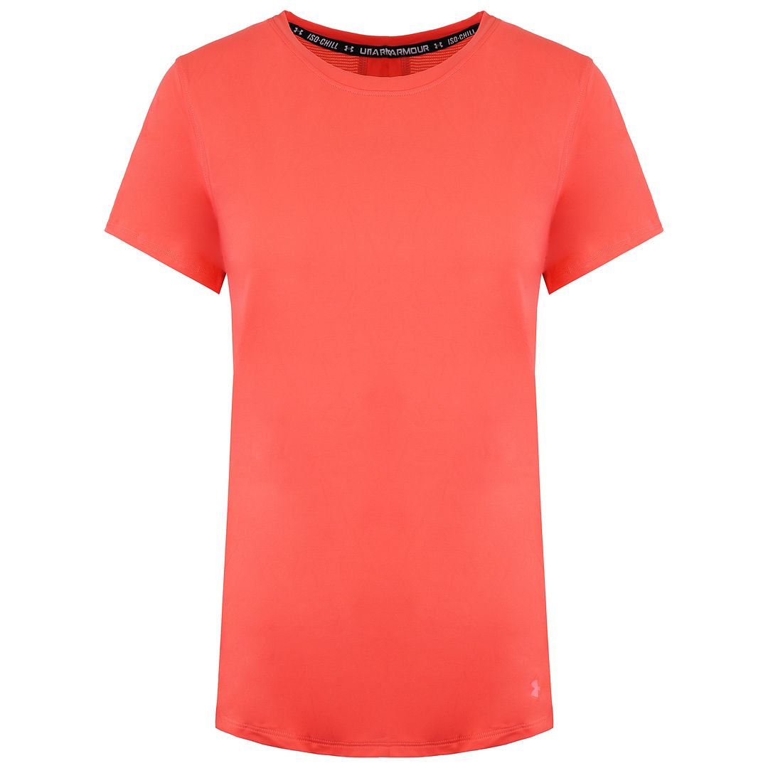 Under Armour IsoChill Run Laser Womens Orange T-Shirt