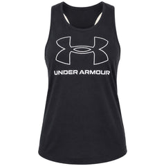 Under Armour Sportstyle Logo Womens Black Vest