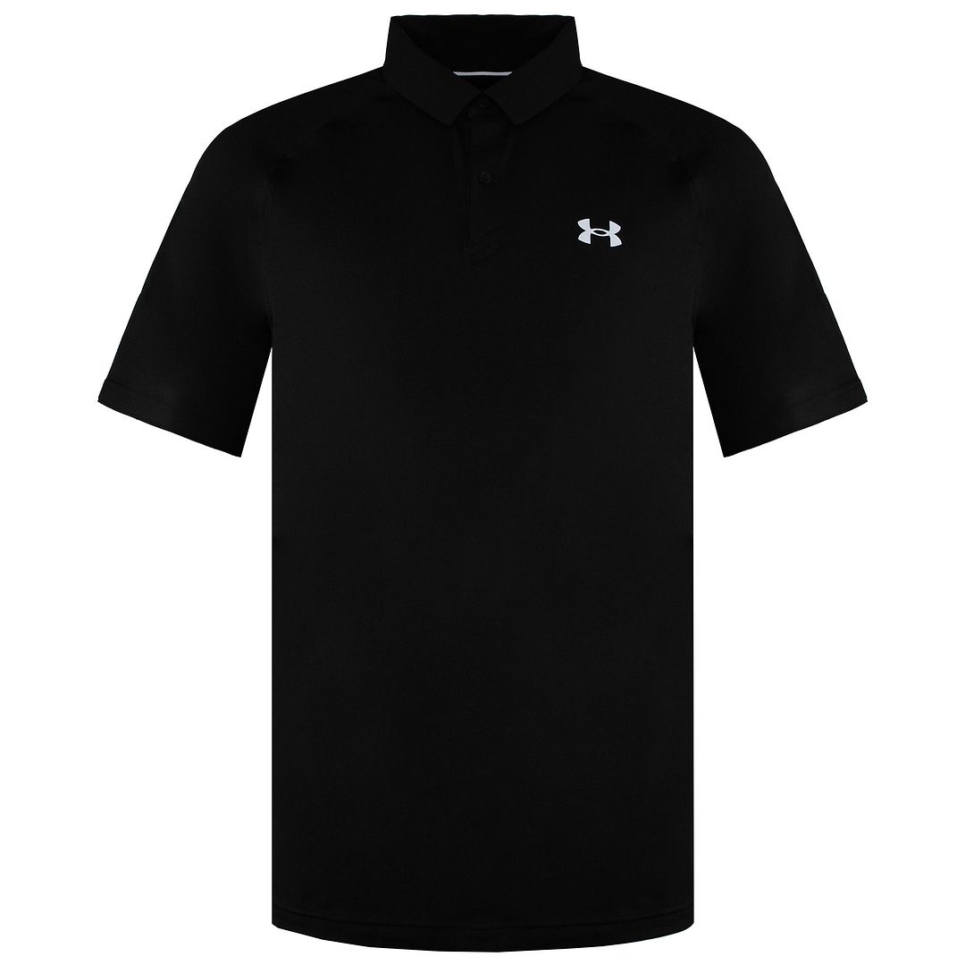 Under Armour Iso-Chill Mens Black Polo Shirt