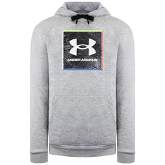 Under Armour Rival Fleece Mens Grey Hoodie