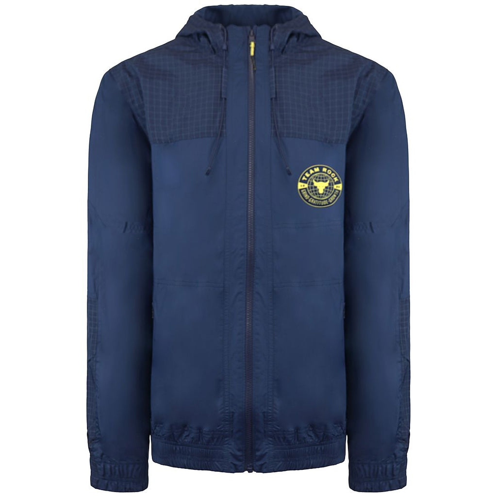 Under Armour x Project Rock Mens Woven Navy Layer Jacket