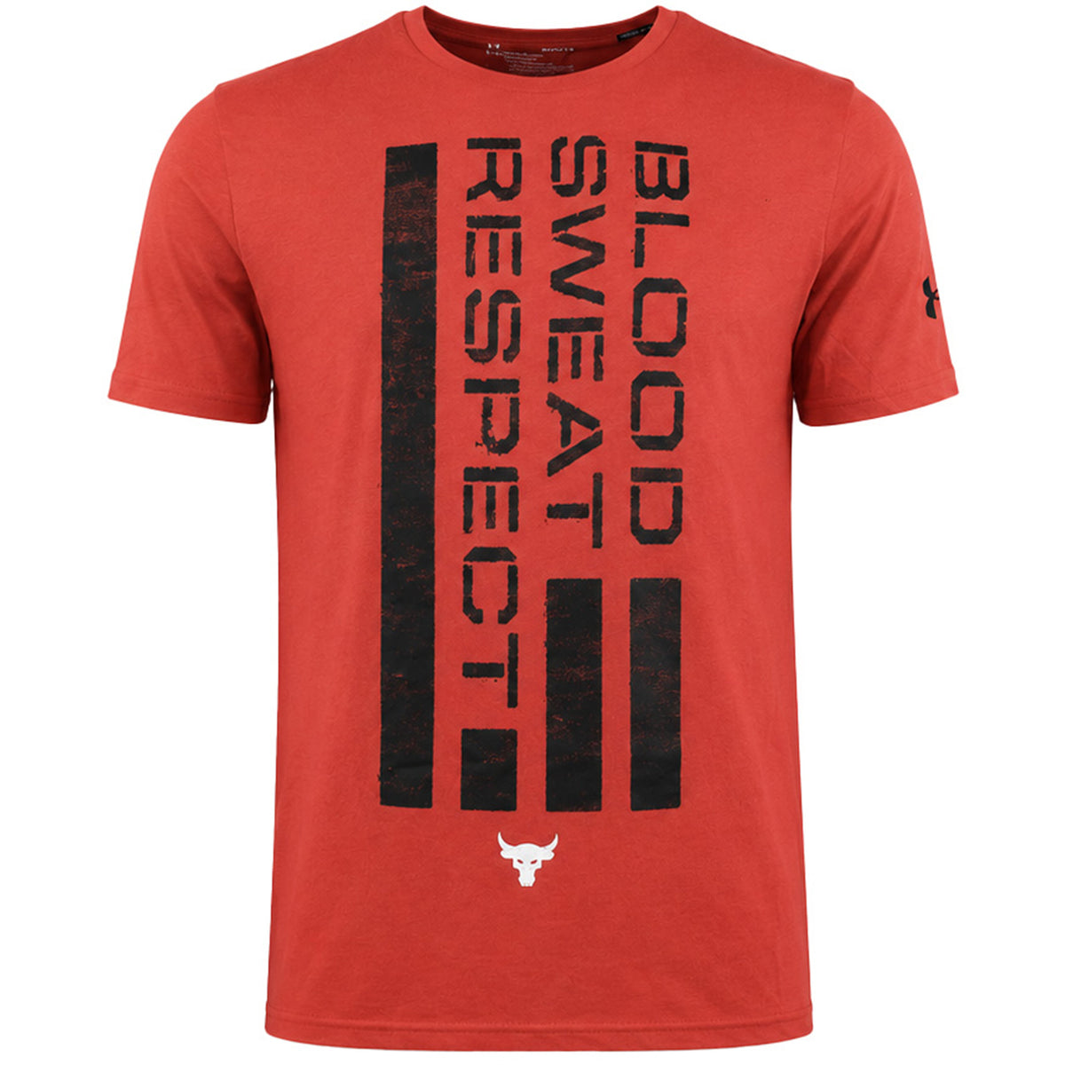 Under Armour x Project Rock BSR Flag Mens Red T-Shirt