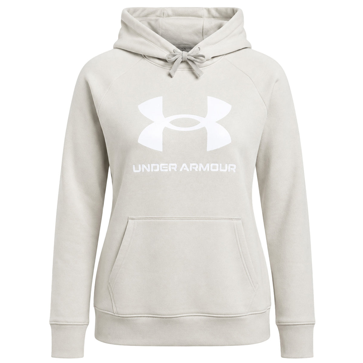 Under Armour Rival Fleece Lock-Up Womens Beige Hoodie