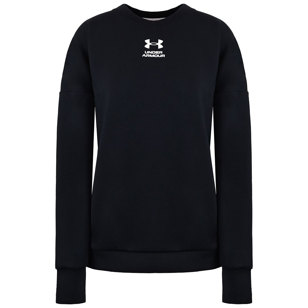 Under Armour Summit Knit Womens Black Oversize Sweater