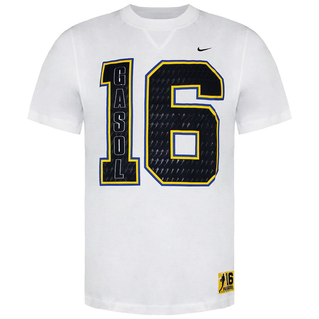 Nike Pau Gasol 16 Signature Mens White T-Shirt