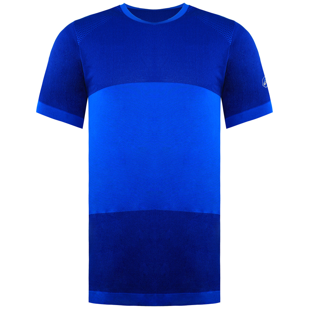 Asics FuzeX Mens Blue Seamless T-Shirt