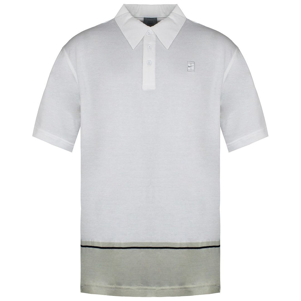 Nike Mens White/Beige Polo Shirt