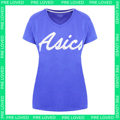 Asics Logo Womens Blue T-Shirt NO TAG