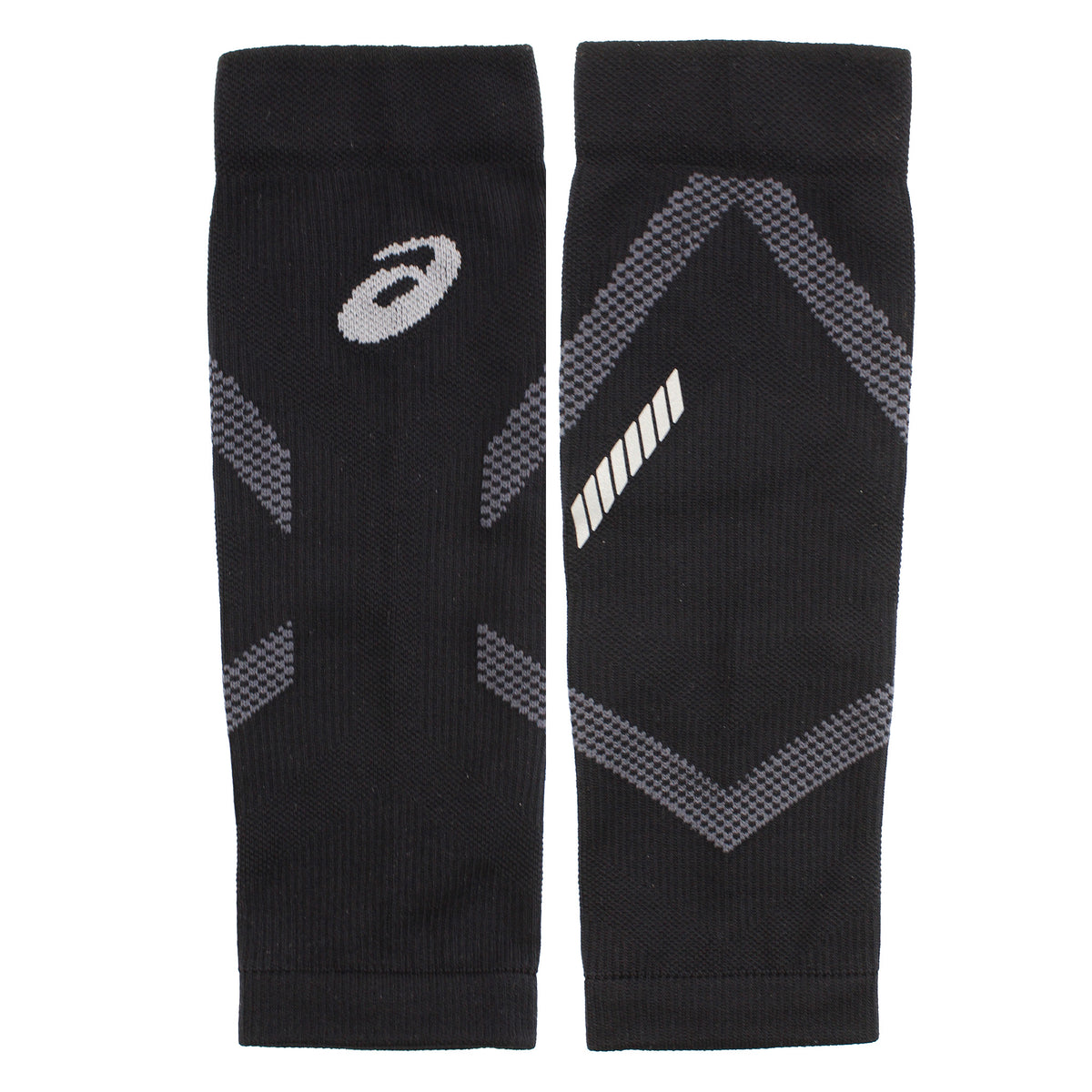 Asics Logo Mens Black Compression Black Calf Sleeves