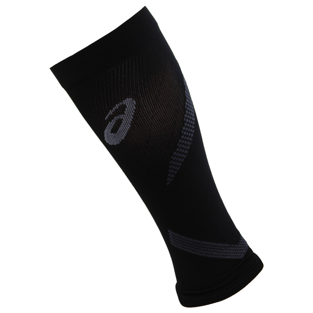 Asics Logo Mens Black Compression Black Calf Sleeves