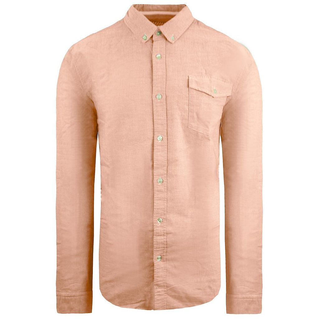 Scotch & Soda Oxford Mens Peach Shirt