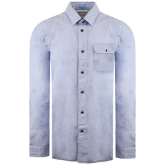 Scotch & Soda Regular Fit Mens Blue Shirt
