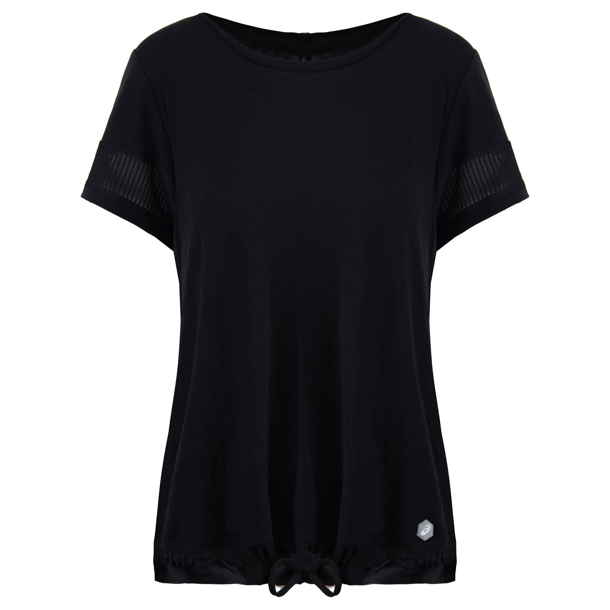 Asics Logo Womens Black T-Shirt