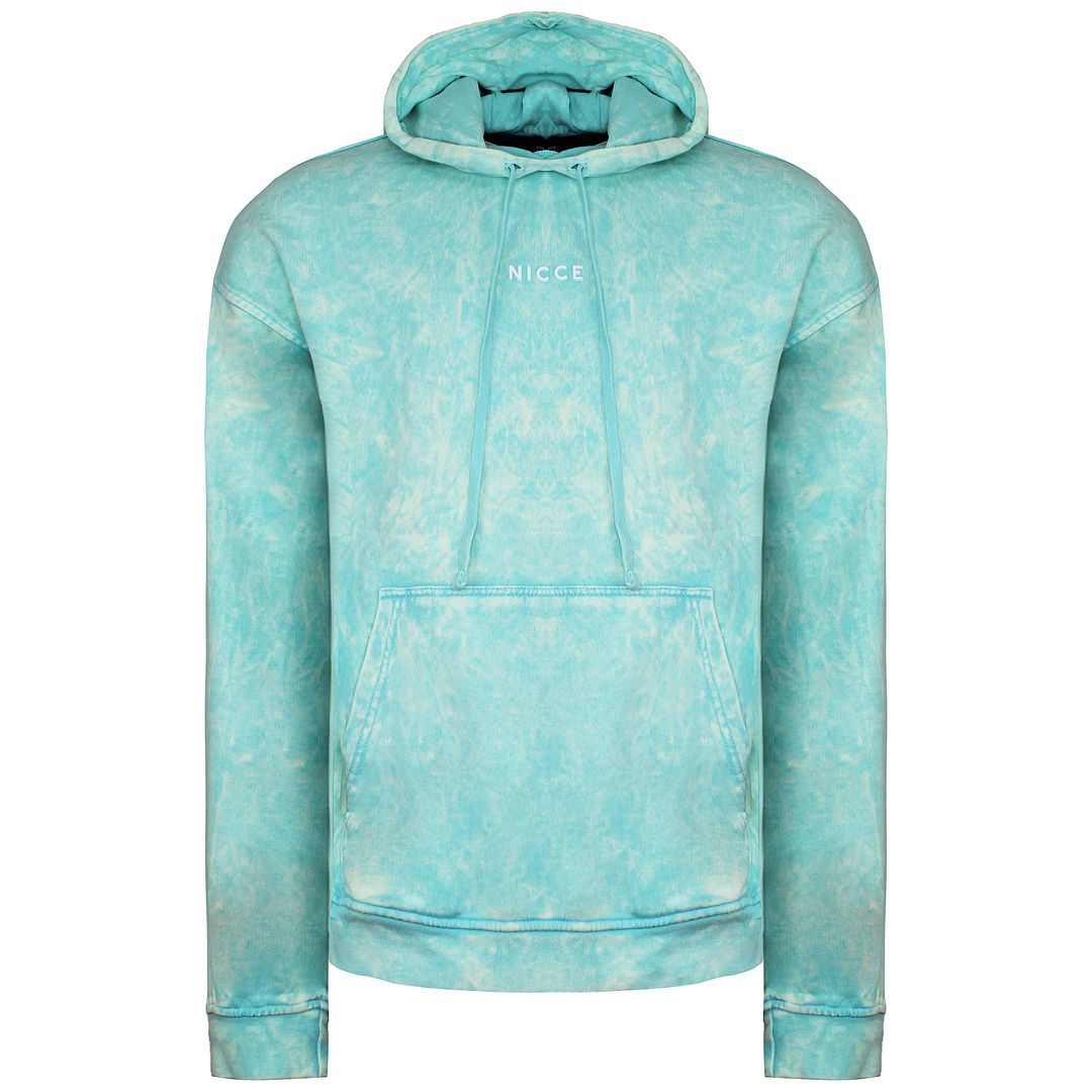 Nicce Cala Womens Aqua Blue Oversized Hoodie