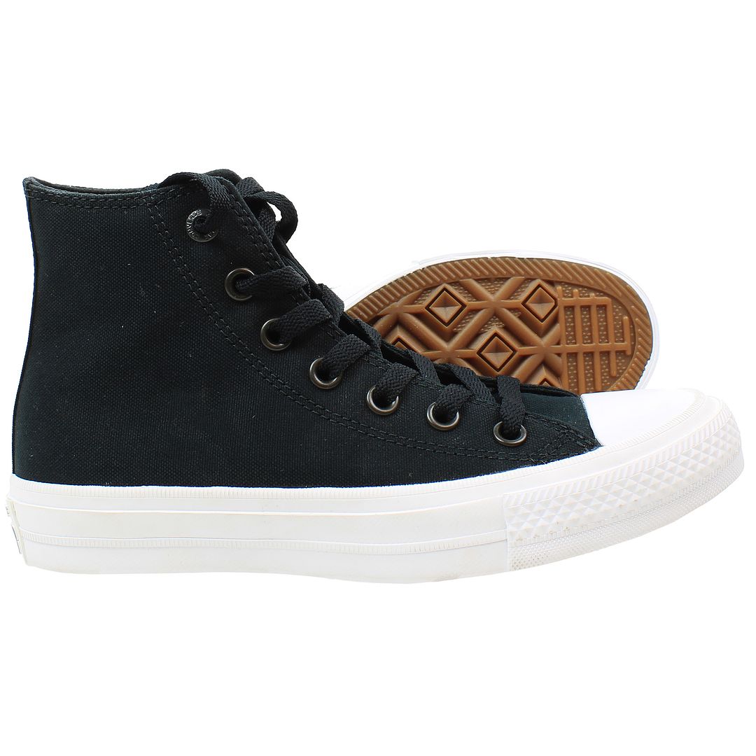 Converse Chuch Taylor II Hi Womens Black Plimsolls