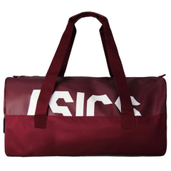 Asics Training Core Burgundy Duffel Bag