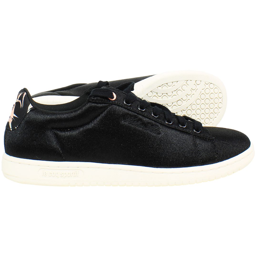 Le Coq Sportif Arthur Ashe Bird of Paradise Womens Black Trainers