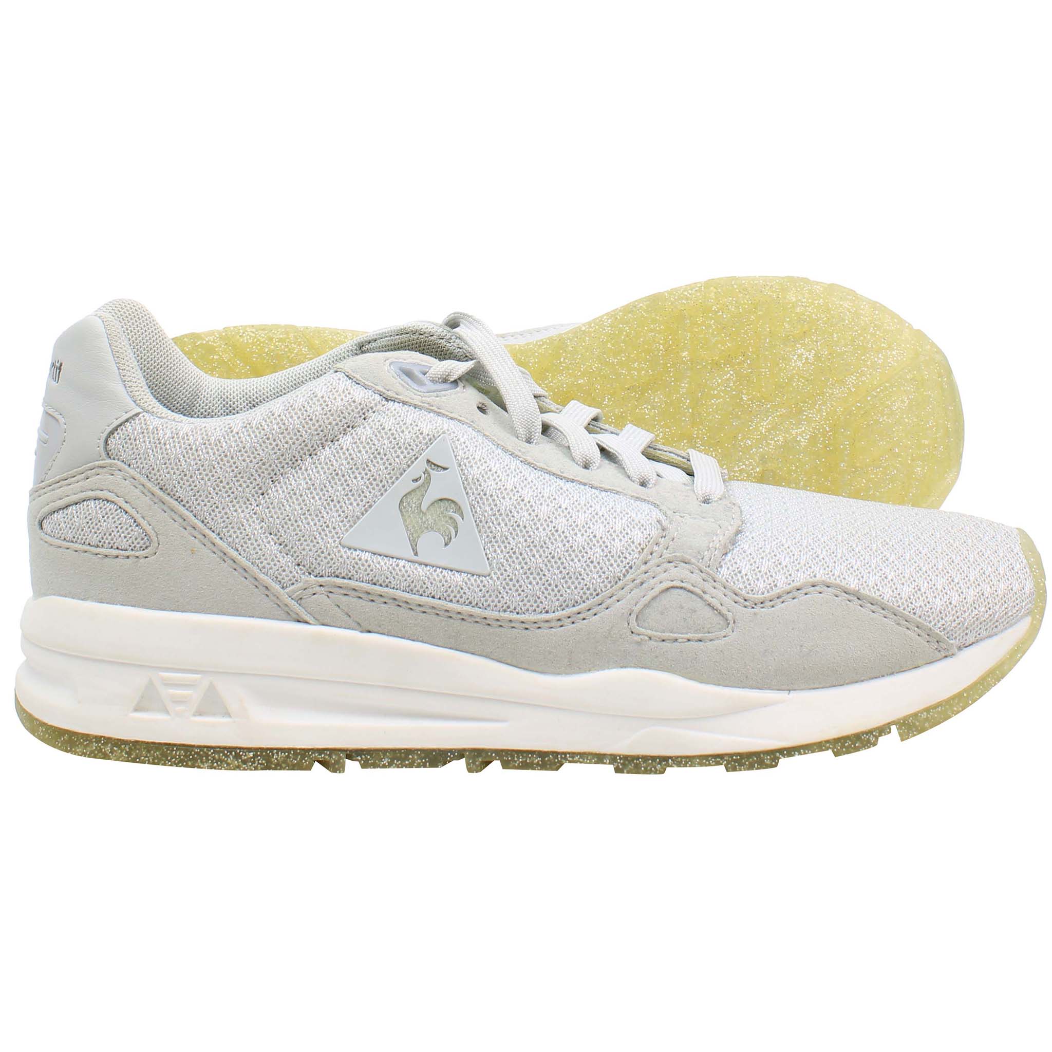 Le Coq Sportif R900 Sparkly "Galet" Womens Grey Trainers