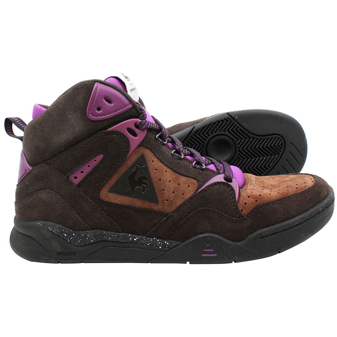 Le Coq Sportif TH 90's "Reglisse" Mens Brown Trainers