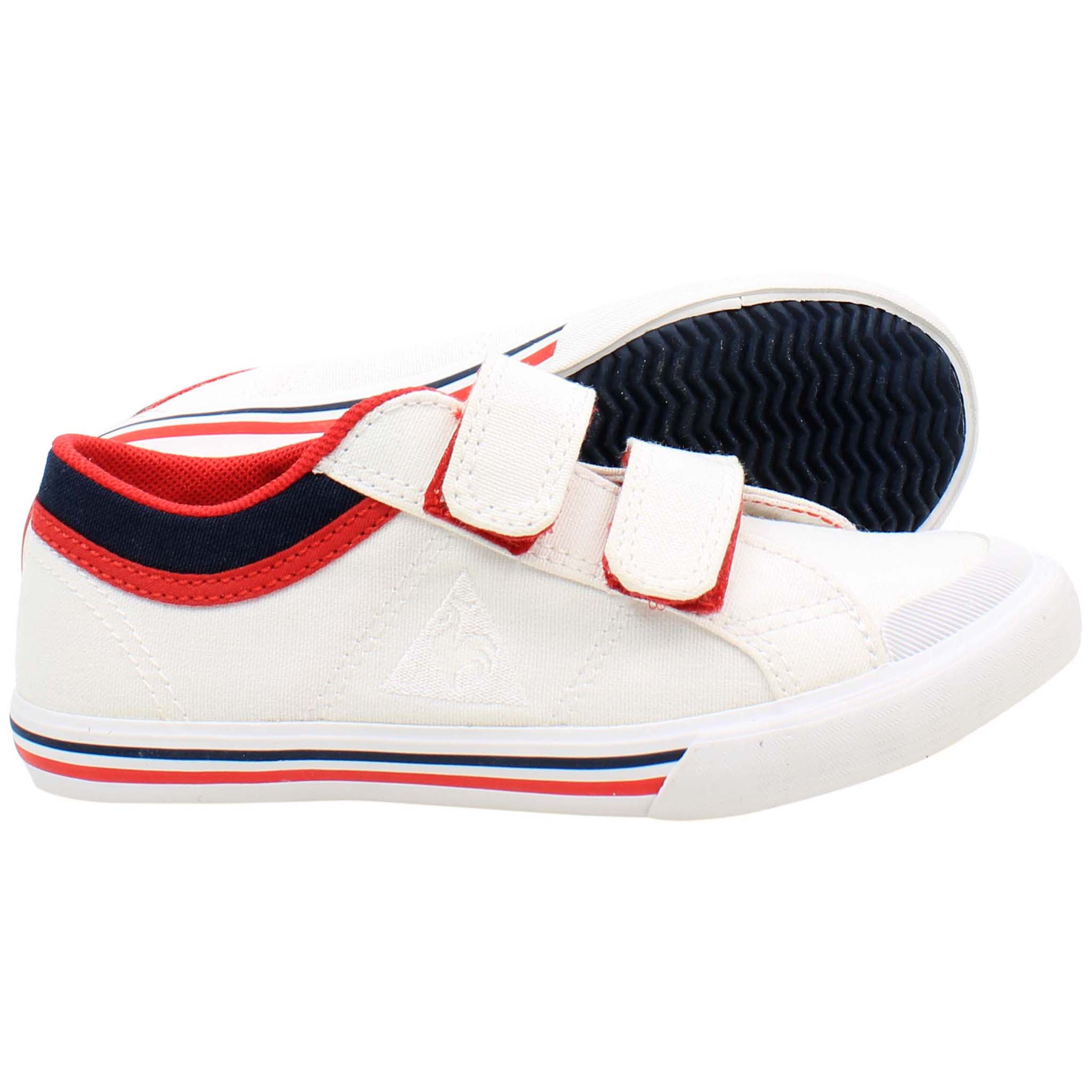 Le Coq Sportif Saint Gaetan PS CVS Kids White Plimsolls