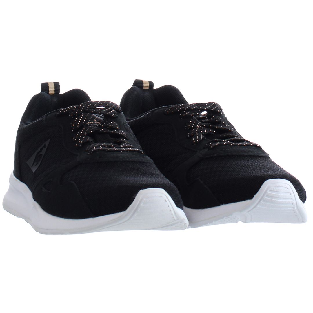 Le Coq Sportif LCS R600 Feminine Mesh Womens Black Trainers