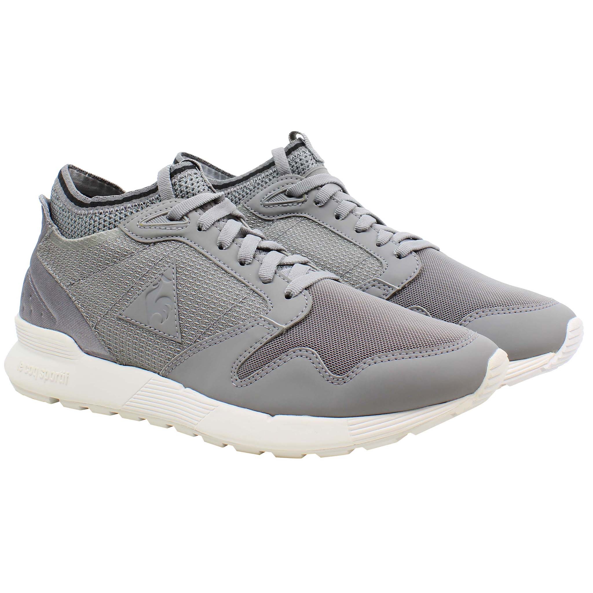 Le Coq Sportif Omicron Triple Reflective Mens Grey Trainers