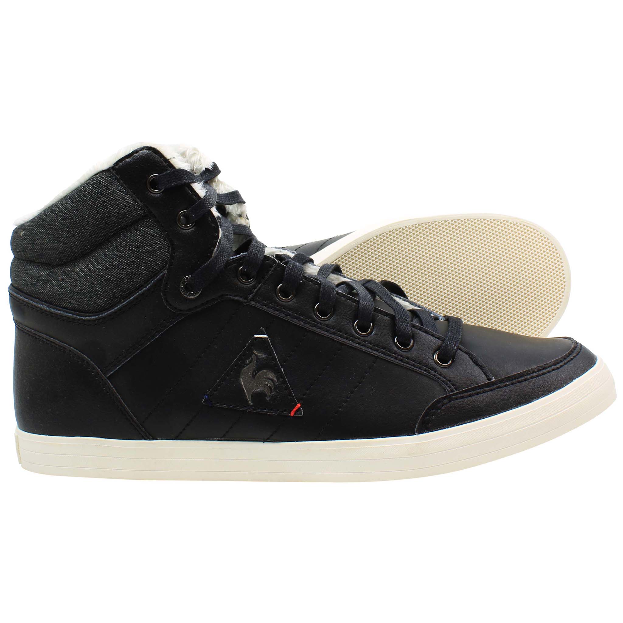 Le Coq Sportif Portalet Mid Craft Mens Black Trainers