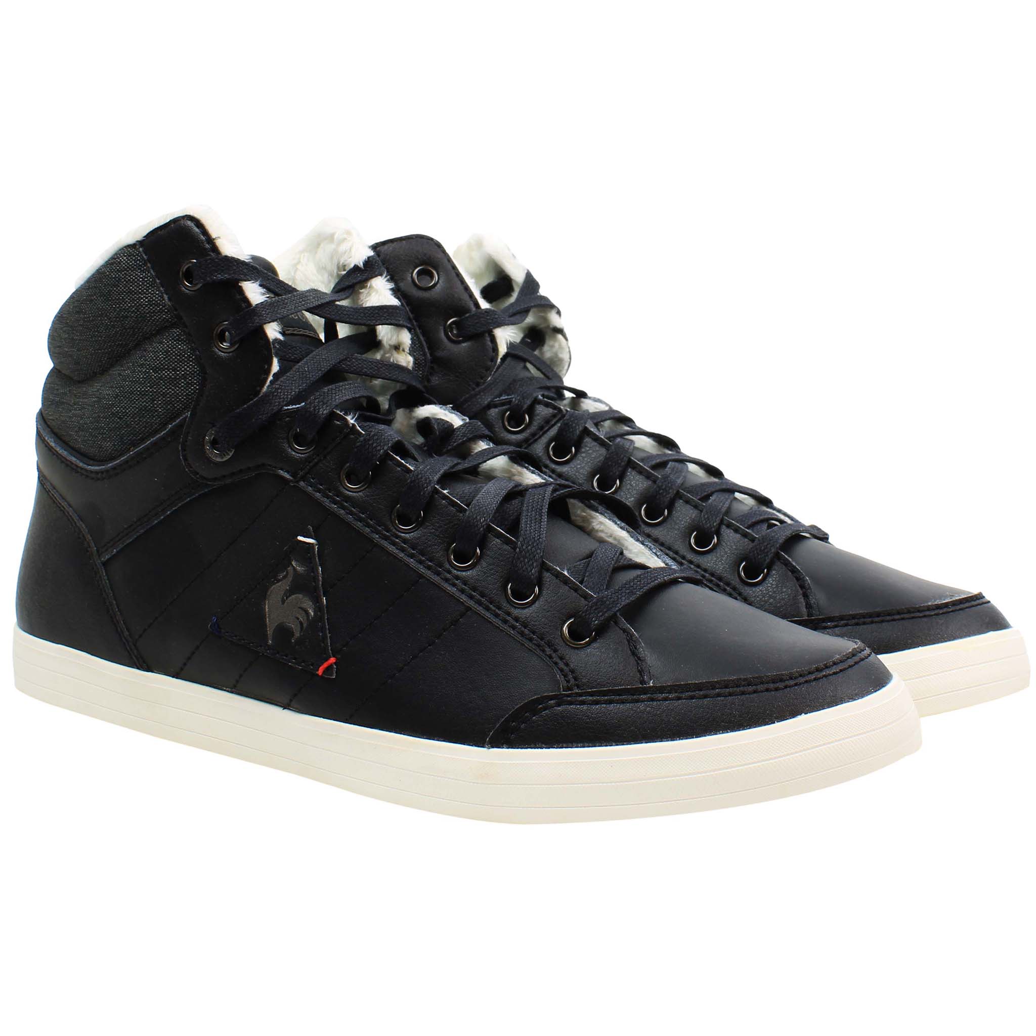 Le Coq Sportif Portalet Mid Craft Mens Black Trainers