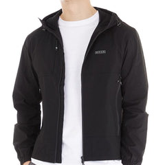 Nicce Shoreline Mens Black Windbreaker Jacket