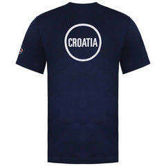 Nike Croatian Football Federation HNS Croatia Mens Navy T-Shirt