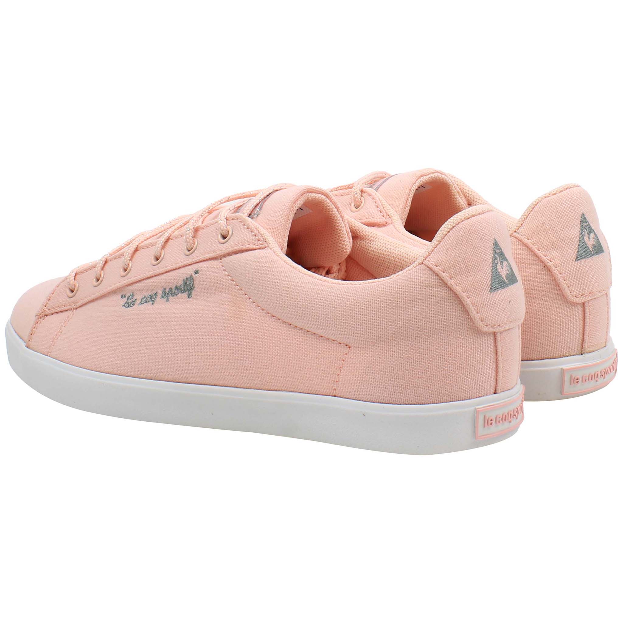 Le Coq Sportif Agate LO CVS Metallic Womens Pink Plimsolls