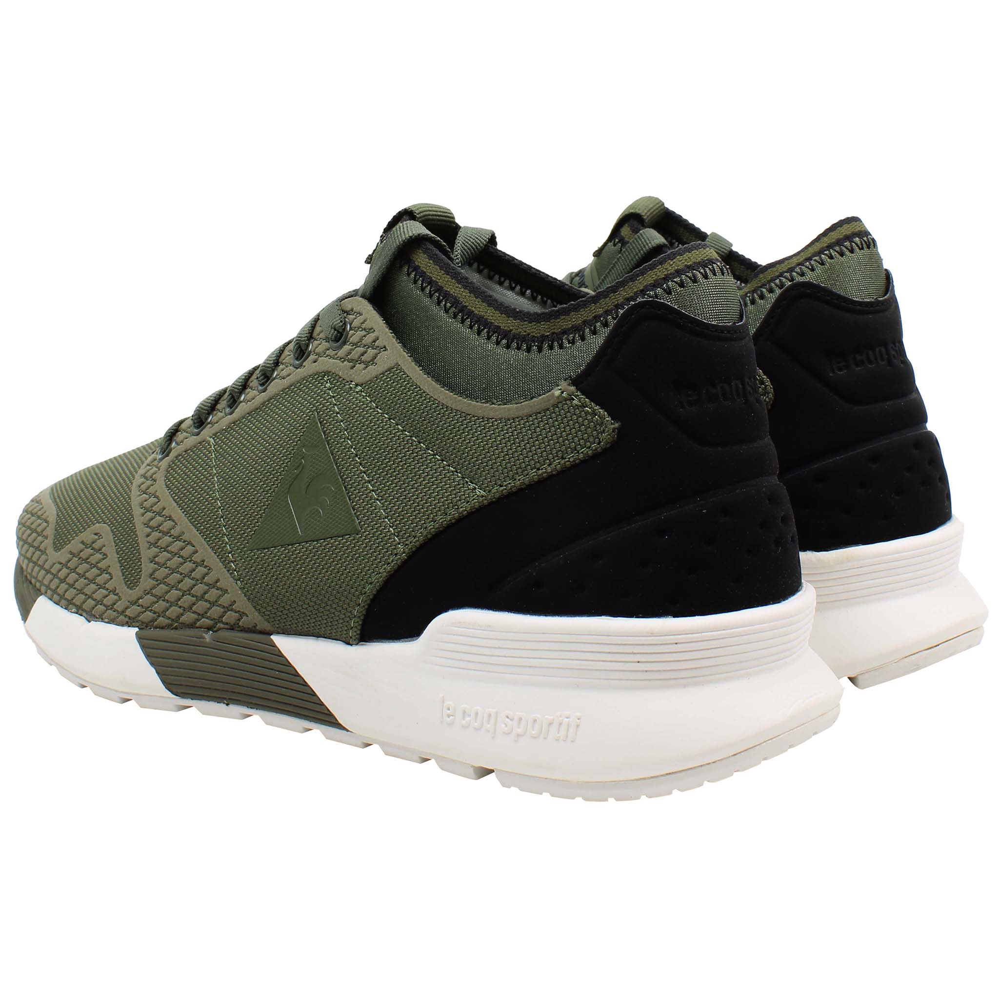 Le Coq Sportif Omicron Tech Modern Mens Green Trainers