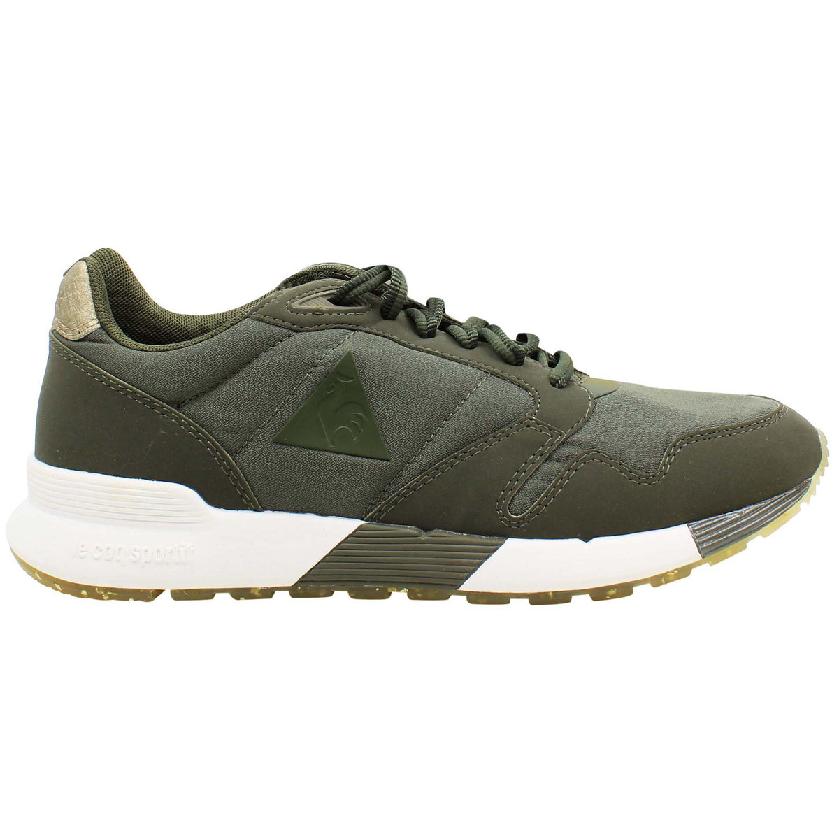 Le Coq Sportif Omega X Metallic Womens Green Trainers