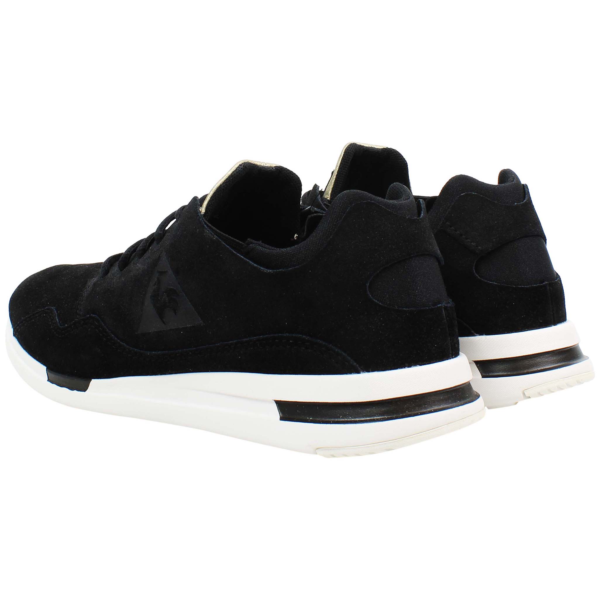 Le Coq Sportif R Pure Metallic Womens Black Trainers