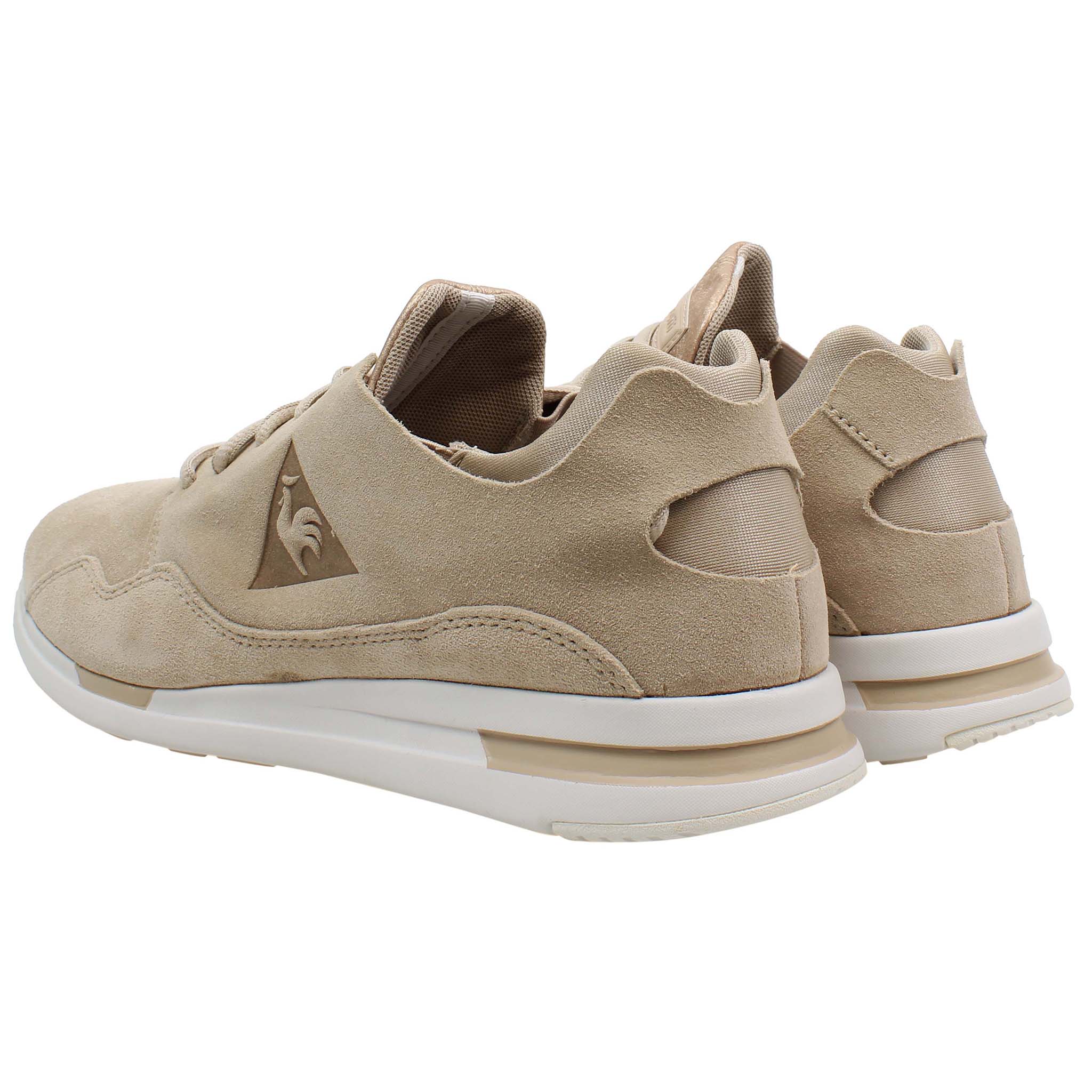 Le Coq Sportif LCS R Pure Metallic Womens Beige Trainers