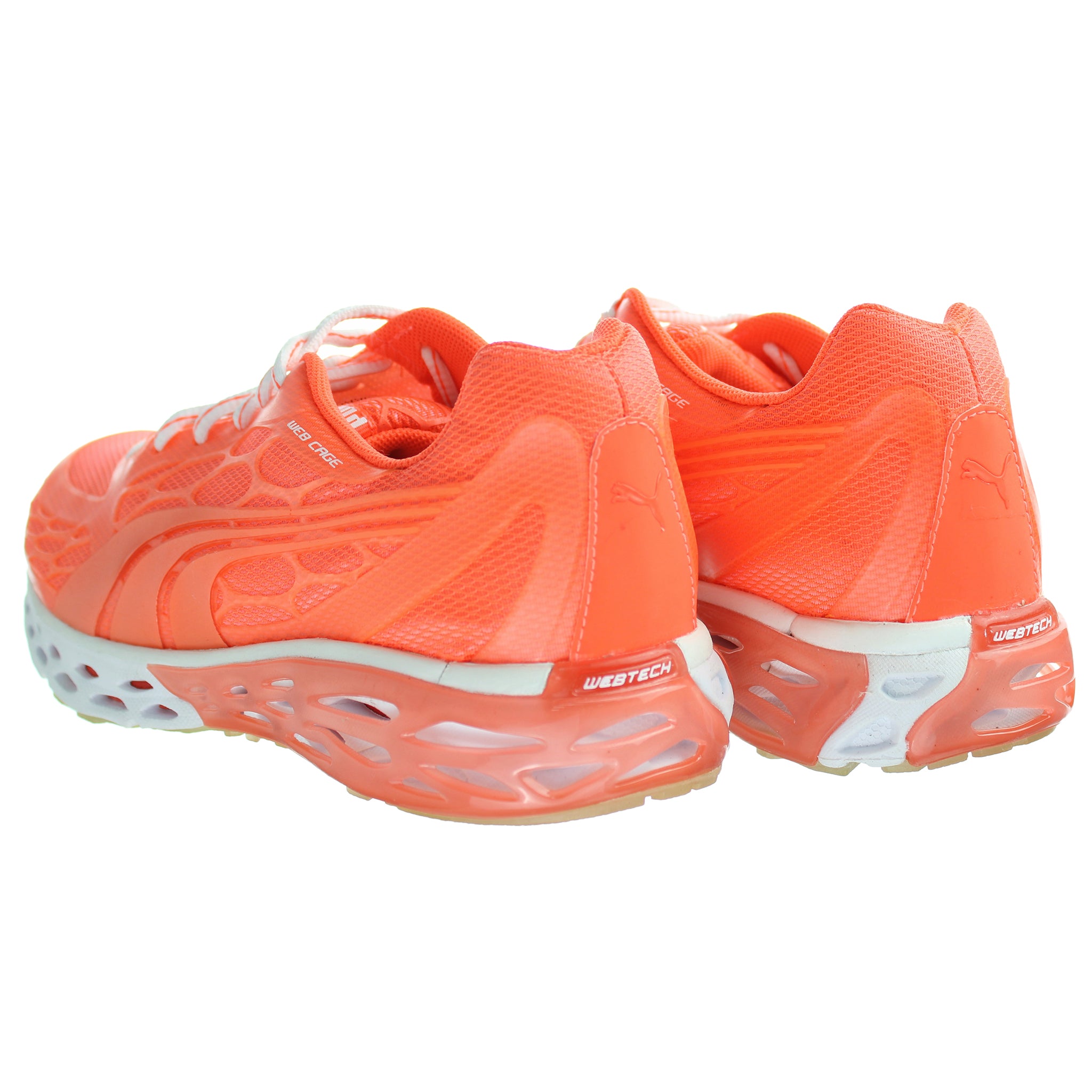 Puma Bioweb Elite Glow Womens Orange Running Shoes