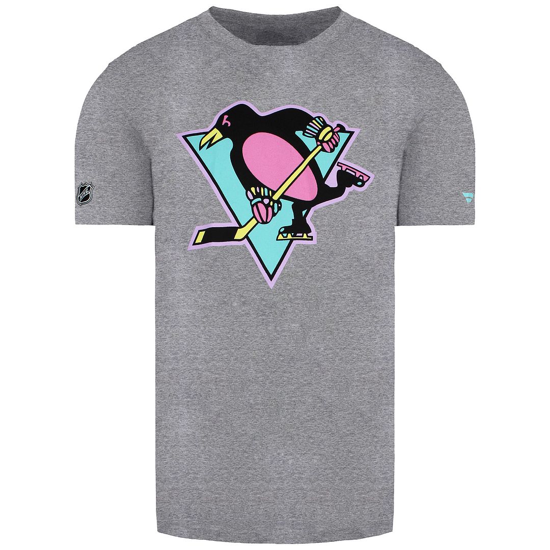 Fanatics NHL Pittsburgh Penguins Mens Grey T-Shirt