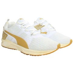 Puma Ignite XT v2 Womens White/Gold Running Shoes