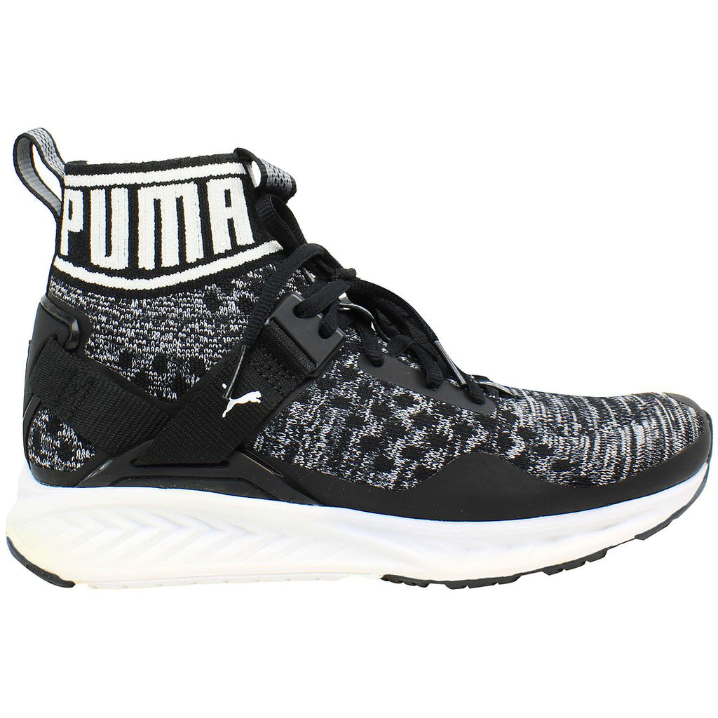 Puma Ignite EvoKnit Womens Black Trainers